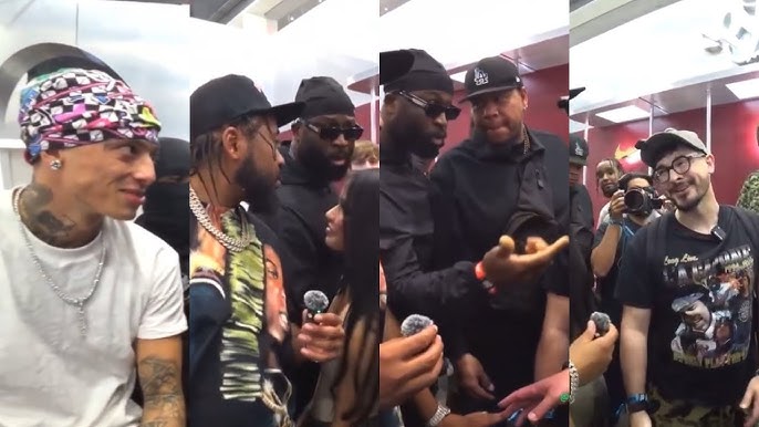 Trap Lore Ross & Central Cee run into eachother