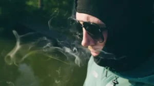 A still from one of Dean Thornton's rap videos