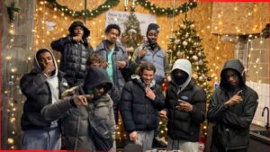 LiamG, LRV, P MOB, HKAY, YGE & KT step up to the mic for the Christmas Cypher in collaboration with Charged Up Studios.