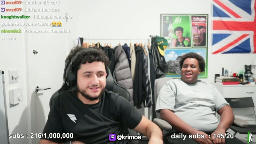 11 men, including Twitch streamer Krimoe were arrested on suspected imitation firearm possession in a public place & have since been bailed.