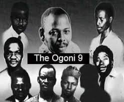 The Ogoni Nine who were executed by Nigeria's military regime (Under Sani Abacha).